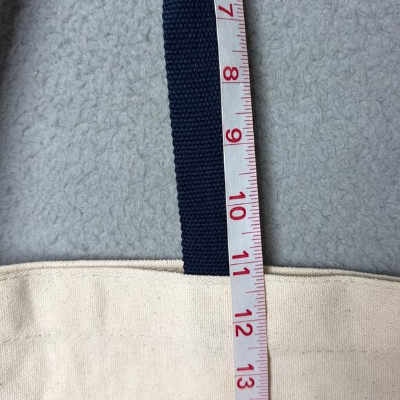 Faherty Canvas Shopping Tote Weekender  Beach Days Small Lightweight NWOT - Picture 4 of 6